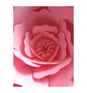 tuto fleur géante papier Aurélie