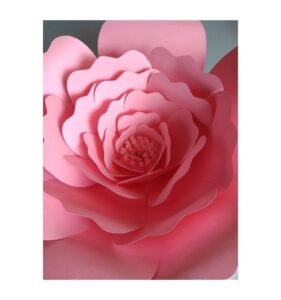 diy fleur géante papier Aurélie