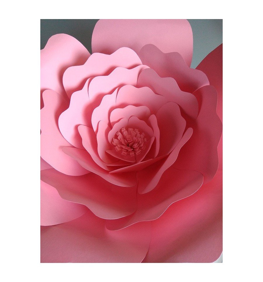 diy fleur géante papier Aurélie