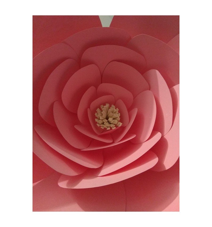 Fleur géante en papier modèle Armelle