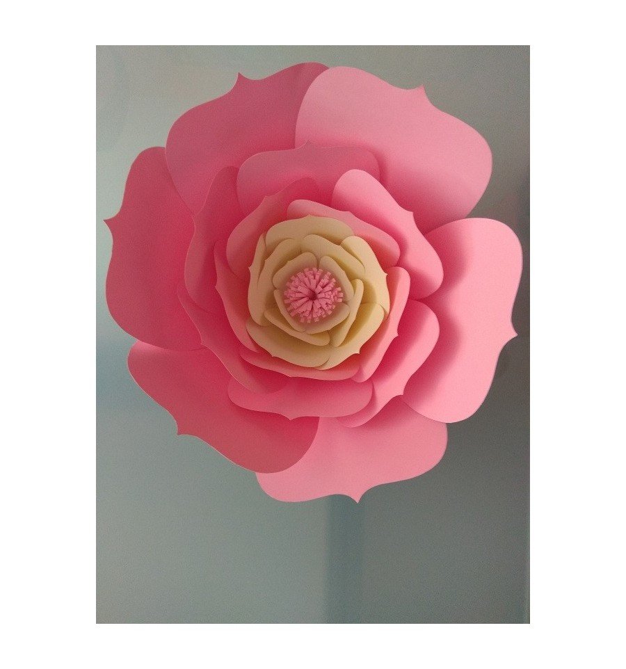 Fleur géante en papier modèle Apolline