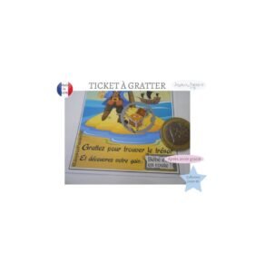 carte à gratter grossesse pirate