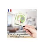 Ticket Carte à gratter demande parrain modèle lama