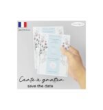 Carte a gratter mariage réservez la date