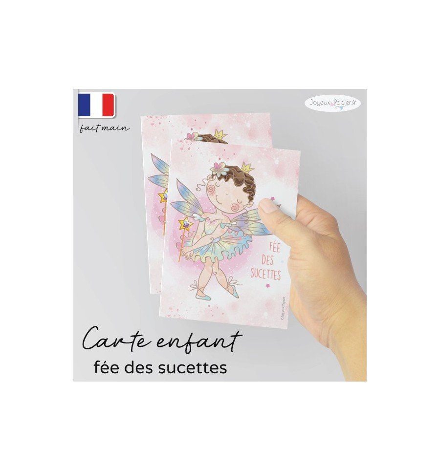 Carte la fée des sucettes message officiel