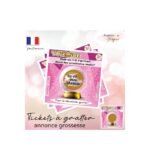 ticket a gratter grossesse future mamie