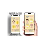 carte a gratter numérique fille ou garcon