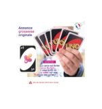 Carte pour jeu UNO annonce grossesse surprise