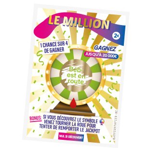 carte à gratter million
